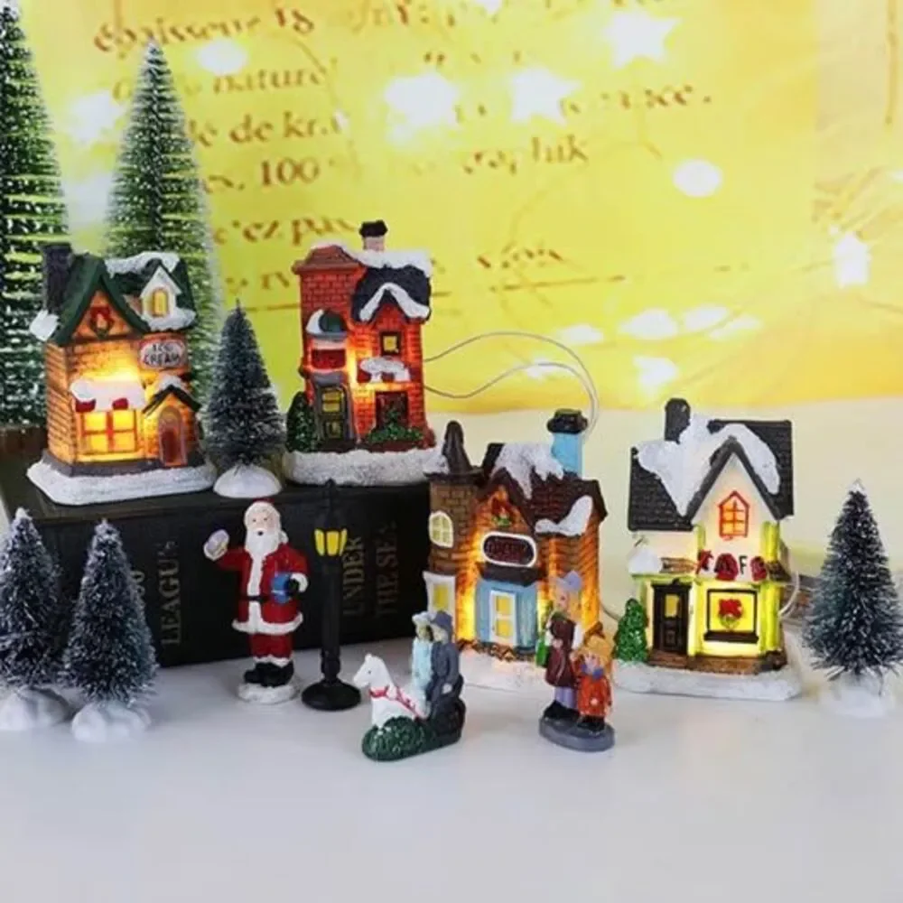 Christmas Decorations Resin Decorations Micro Landscape